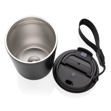 Logotrade promotional merchandise photo of: Cuppa RCS re-steel vacuum tumbler with lanyard