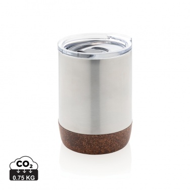 Logo trade advertising product photo of: RCS Re-steel cork small vacuum coffee mug