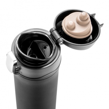 Logotrade promotional gift image of: RCS Recycled stainless steel easy lock vacuum mug