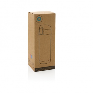 Logo trade promotional items picture of: RCS Recycled stainless steel easy lock vacuum mug