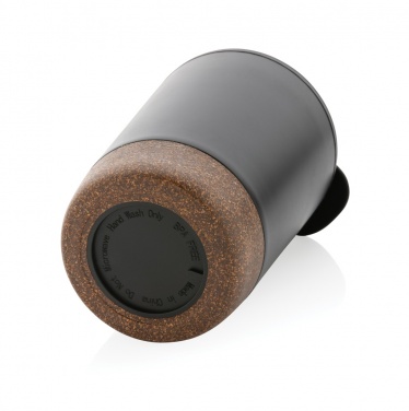Logotrade promotional products photo of: GRS RPP stainless steel cork coffee tumbler