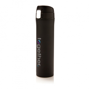 Logotrade promotional product picture of: RCS Re-steel easy lock vacuum flask