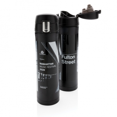 Logotrade business gifts photo of: RCS Re-steel easy lock vacuum flask