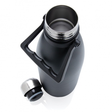Logo trade promotional giveaways picture of: RCS Recycled stainless steel large vacuum bottle 1.5L