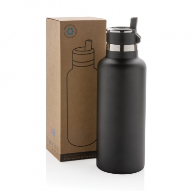 Logo trade promotional gift photo of: Hydro RCS recycled stainless steel vacuum bottle with spout