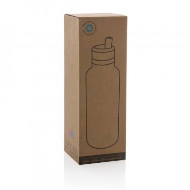 Logotrade promotional item picture of: Hydro RCS recycled stainless steel vacuum bottle with spout