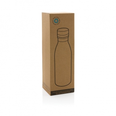 Logo trade promotional giveaway photo of: RCS Recycled stainless steel deluxe water bottle