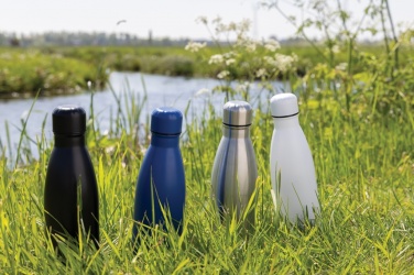 Logotrade advertising product picture of: Eureka RCS certified re-steel single wall water bottle