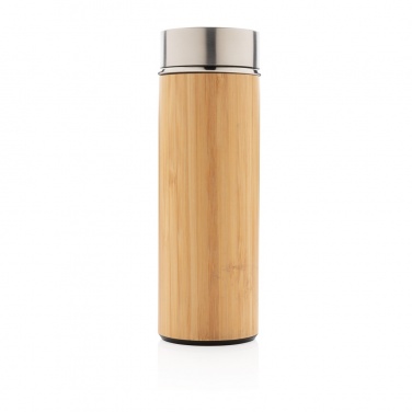 Logotrade promotional giveaway picture of: Leak proof bamboo vacuum bottle