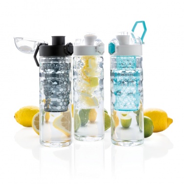 Logo trade promotional giveaways picture of: Honeycomb lockable leak proof infuser bottle