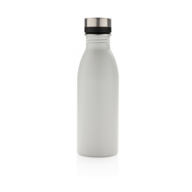 Logo trade promotional merchandise image of: Deluxe stainless steel water bottle