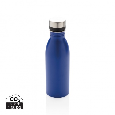 Logo trade promotional merchandise image of: Deluxe stainless steel water bottle