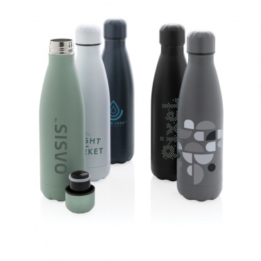Logotrade promotional product picture of: Solid colour vacuum stainless steel bottle 500 ml