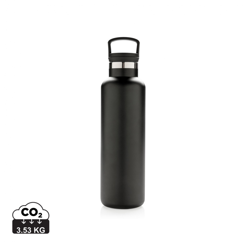 Logo trade promotional gifts image of: Vacuum insulated leak proof standard mouth bottle
