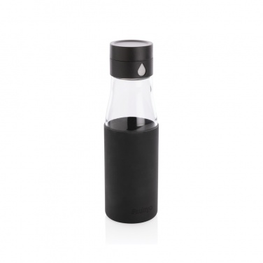 Logotrade promotional item image of: Ukiyo glass hydration tracking bottle with sleeve