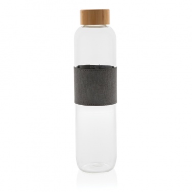 Logotrade promotional product picture of: Impact borosilicate glass bottle with bamboo lid
