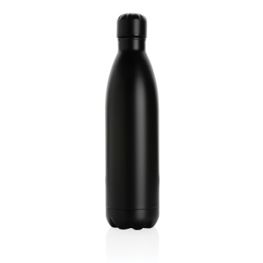 Logo trade promotional giveaways image of: Solid colour vacuum stainless steel bottle 750ml