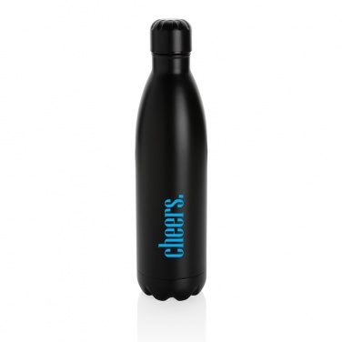 Logo trade business gift photo of: Solid colour vacuum stainless steel bottle 750ml