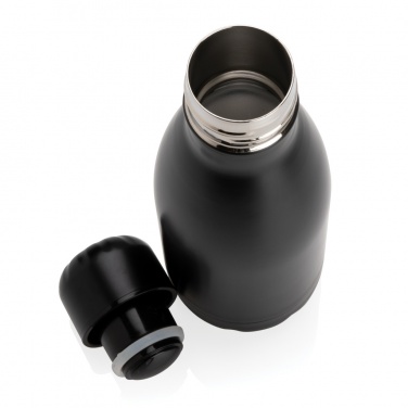 Logo trade corporate gifts picture of: Solid colour vacuum stainless steel bottle 260ml