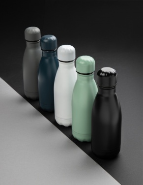 Logo trade advertising products image of: Solid colour vacuum stainless steel bottle 260ml