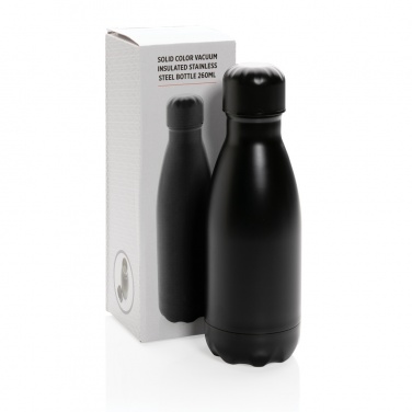 Logotrade promotional product image of: Solid colour vacuum stainless steel bottle 260ml