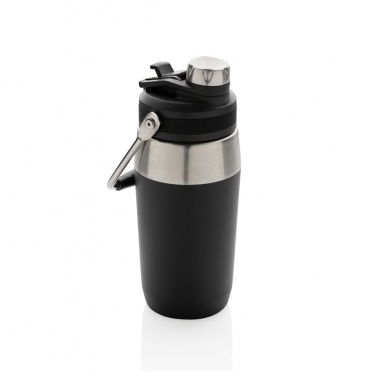 Logo trade promotional gifts image of: Vacuum stainless steel dual function lid bottle 500ml
