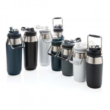 Logo trade promotional giveaways picture of: Vacuum stainless steel dual function lid bottle 500ml