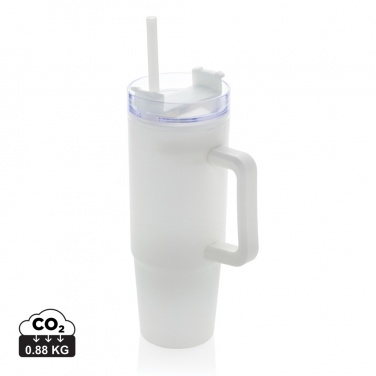 Logo trade promotional merchandise picture of: Tana RCS plastic tumbler with handle 900ml