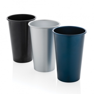 Logo trade promotional product photo of: Alo RCS recycled aluminium lightweight cup 450ml