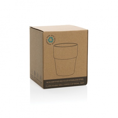 Logo trade advertising products image of: Clark RCS double wall coffee cup 300ML