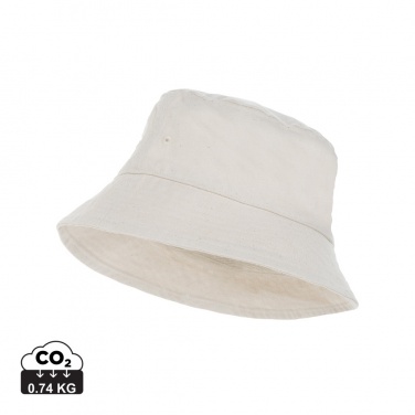 Logo trade promotional merchandise picture of: Impact Aware™ 285 gsm rcanvas one size bucket hat undyed