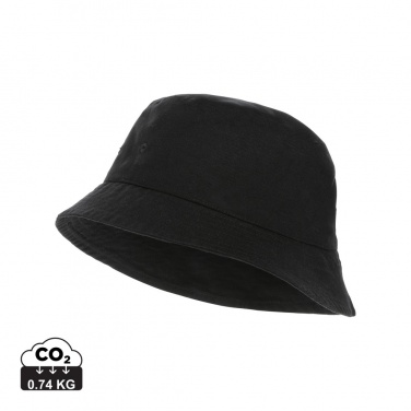 Logo trade promotional merchandise image of: Impact Aware™ 285 gsm rcanvas one size bucket hat undyed