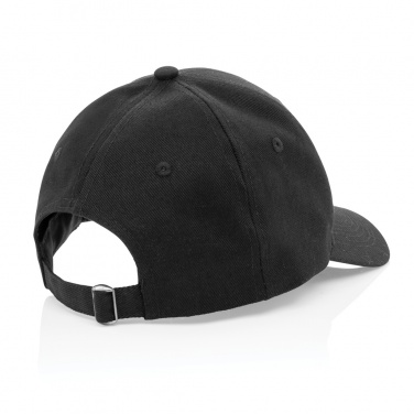 Logo trade promotional merchandise image of: Impact 6 panel 280gr Recycled cotton cap with AWARE™ tracer