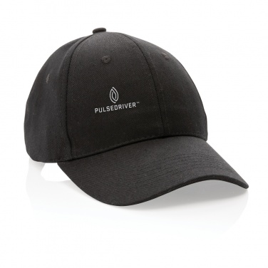 Logo trade promotional item photo of: Impact 6 panel 280gr Recycled cotton cap with AWARE™ tracer