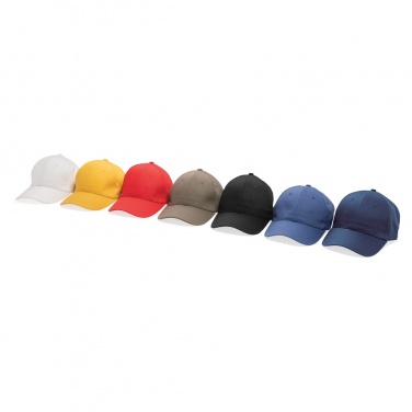 Logo trade promotional giveaway photo of: Impact 6 panel 280gr Recycled cotton cap with AWARE™ tracer