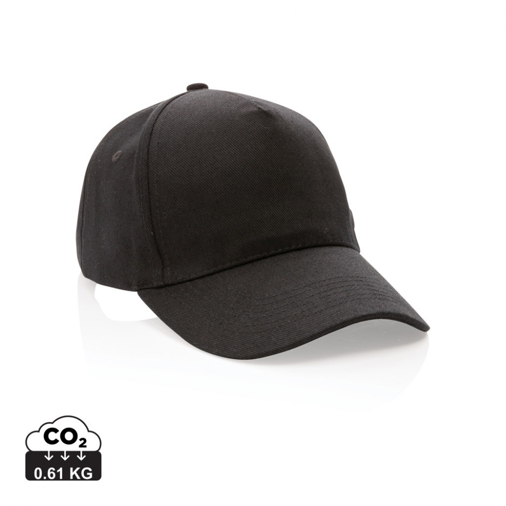 Logo trade advertising product photo of: Impact 5panel 280gr Recycled cotton cap with AWARE™ tracer