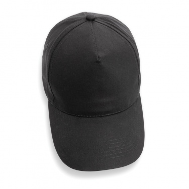 Logo trade corporate gift photo of: Impact 5 panel 190gr Recycled cotton cap with AWARE™ tracer
