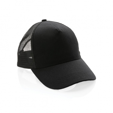 Logo trade promotional items picture of: Impact AWARE™ Brushed rcotton 5 panel trucker cap 190gr