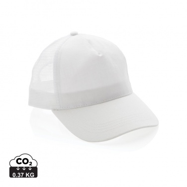 Logotrade promotional giveaways photo of: Impact AWARE™ Brushed rcotton 5 panel trucker cap 190gr