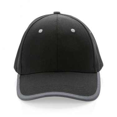 Logotrade corporate gifts photo of: Impact AWARE™ Brushed rcotton 6 panel contrast cap 280gr