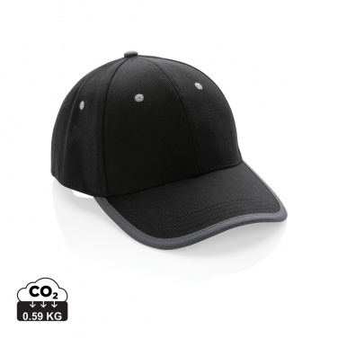Logotrade promotional item image of: Impact AWARE™ Brushed rcotton 6 panel contrast cap 280gr