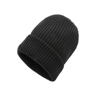 Logo trade promotional merchandise photo of: Impact AWARE™  Polylana® double knitted beanie