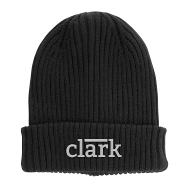 Logo trade promotional giveaway photo of: Impact AWARE™  Polylana® double knitted beanie