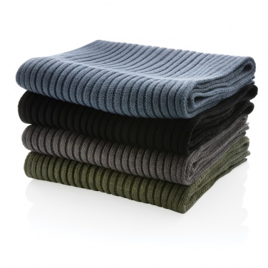 Logotrade advertising product picture of: Impact AWARE™ Polylana® knitted scarf 180 x 25cm