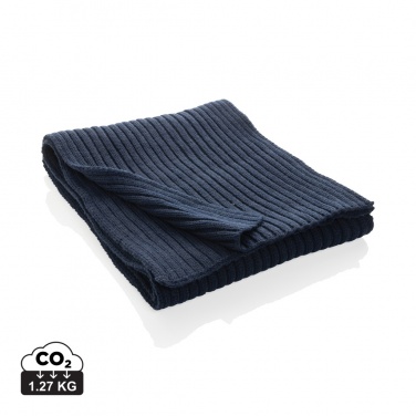 Logotrade corporate gifts photo of: Impact AWARE™ Polylana® knitted scarf 180 x 25cm