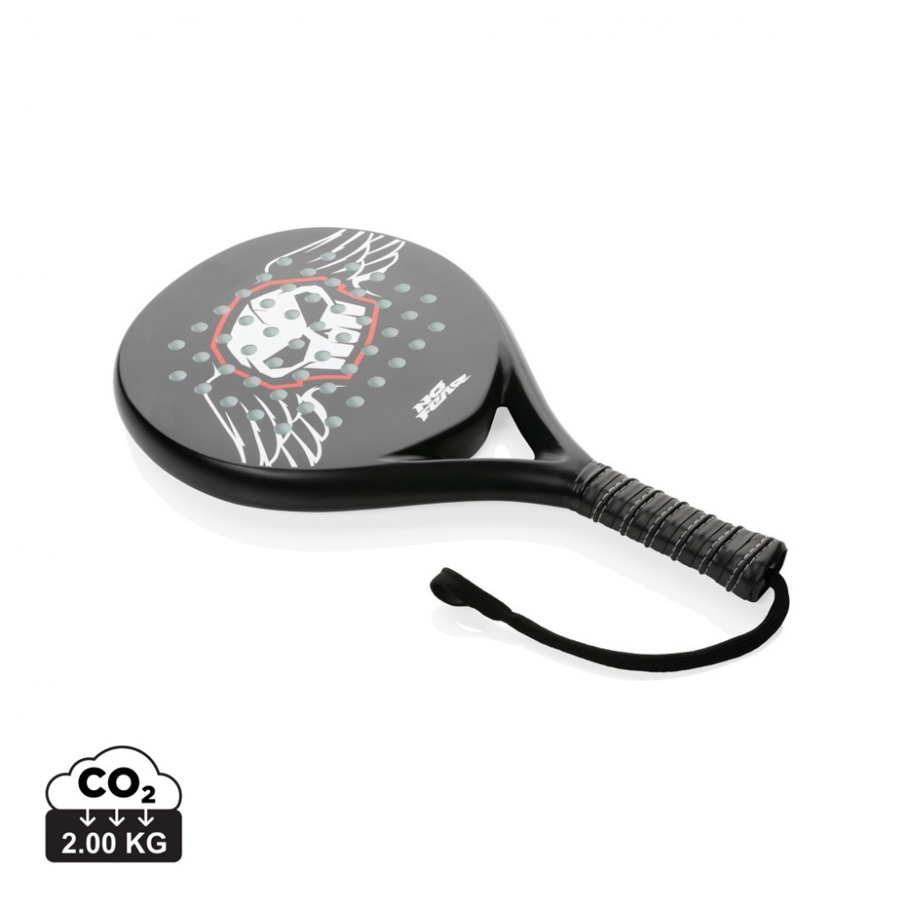 Logo trade promotional giveaways picture of: No Fear Fiber Glass Padel Racket