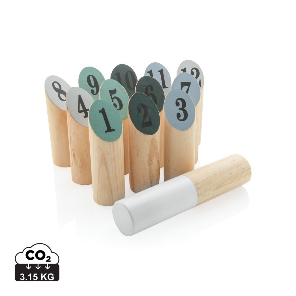 Logo trade corporate gifts image of: Wooden scatter set