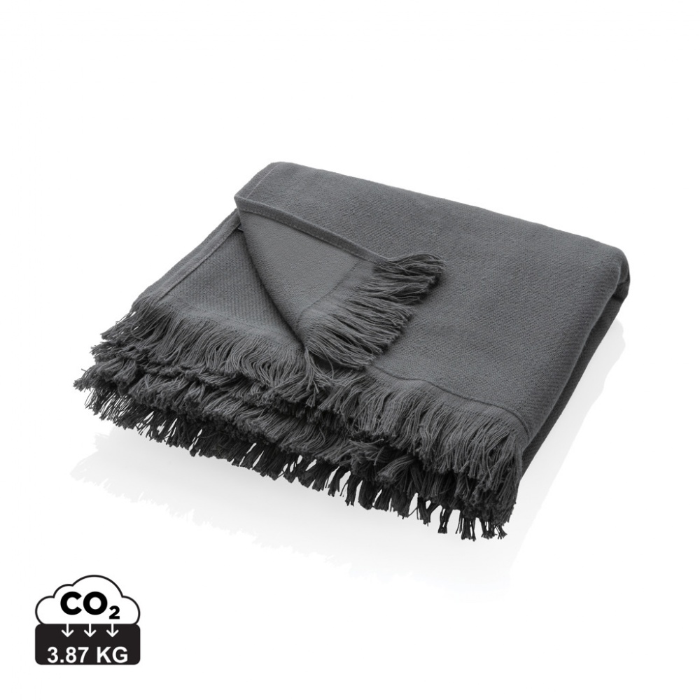 Logotrade promotional merchandise image of: Ukiyo Keiko AWARE™ solid hammam towel 100x180cm