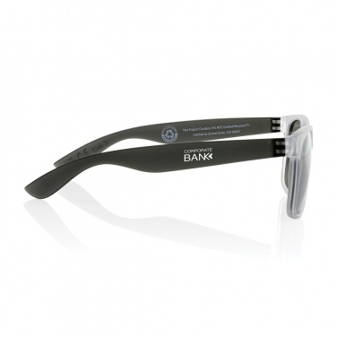 Logo trade corporate gift photo of: Gleam RCS recycled PC mirror lens sunglasses