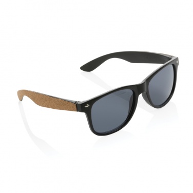 Logotrade promotional item picture of: GRS recycled PC plastic sunglasses with cork